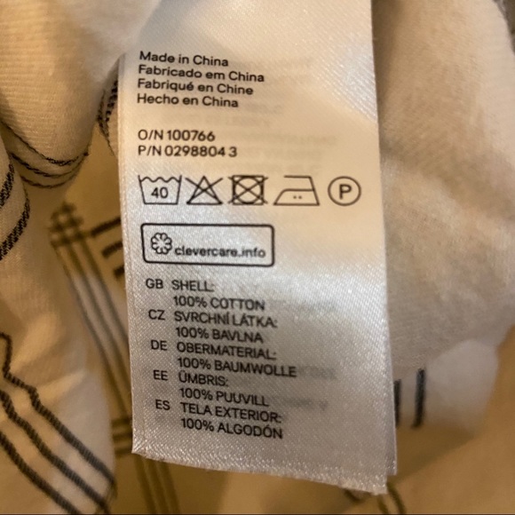 H&M Size 12 100% Cotton Long Sleeve Button Up Shir - Picture 4 of 4